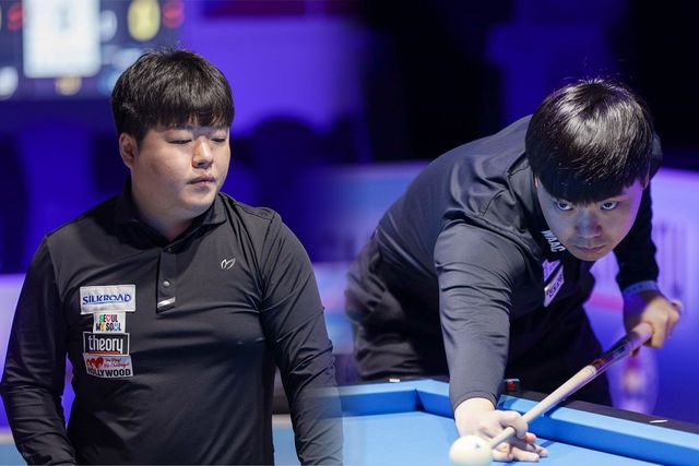 조명우(왼쪽)와 김행직(오른쪽)이 32강 첫 경기에서 나란히 1승을 올렸다. 사진=SOOP 제공