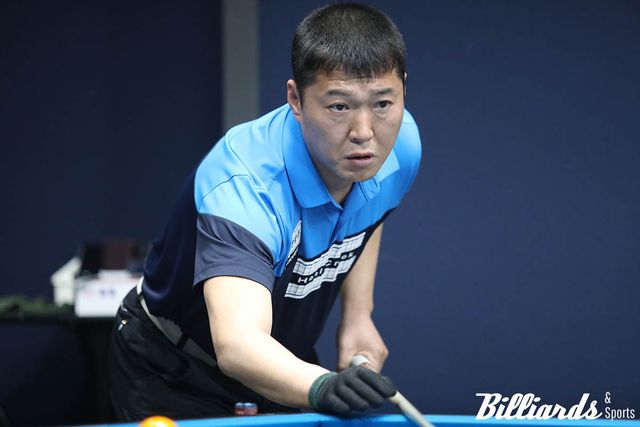 PBA 드림투어 3차전 512강 첫 경기에서 애버리지 2.083을 치고도 이찬형에게 패한 최준호. 사진=이용휘 기자