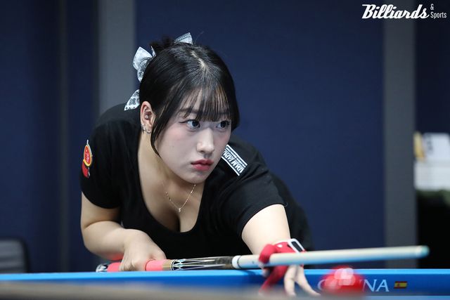 김민영에게 져 32강에서 탈락한 장가연.