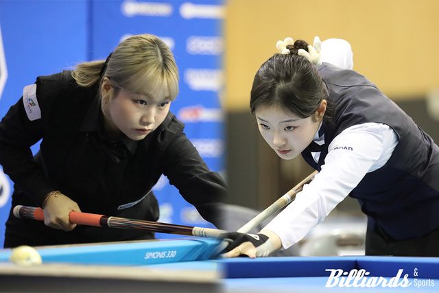 박세정과 허채원이 '제천 청풍호배 전국3쿠션당구대회' 결승에서 맞붙는다. 사진=제천/이용휘 기자
