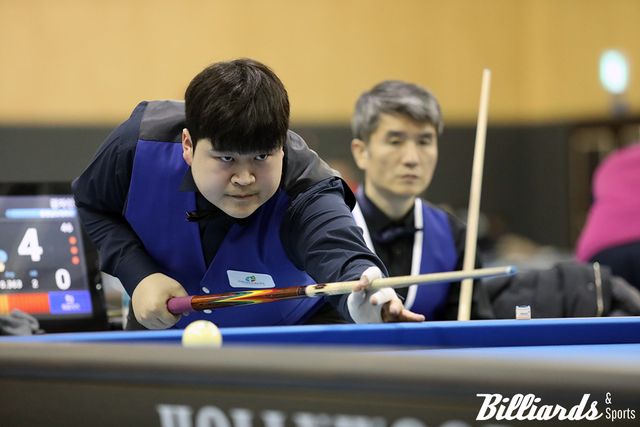 준결승에서 강자인을 꺾고 생애 첫 결승 무대에 서는 손준혁.