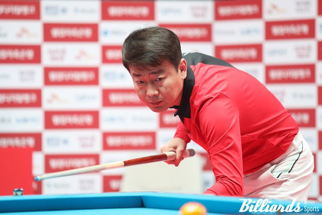 PBA에서 KBF로 이적한 정성민이 처음으로 전국당구대회 4강에 올랐다. 사진=빌리어즈DB