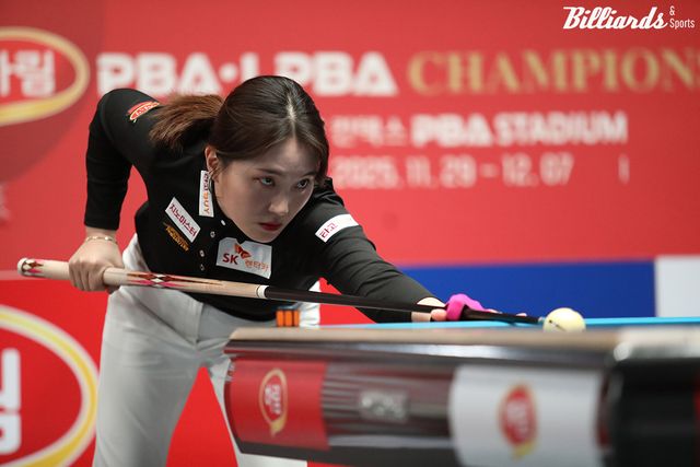 LPBA 투어 승부치기 하이런 최고 기록을 9점으로 경신한 강지은(SK렌터카).