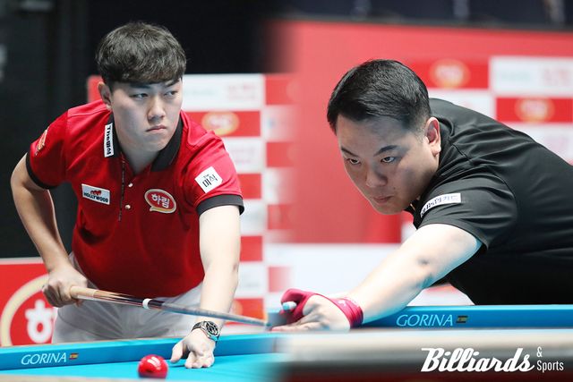 김준태(좌)와 조재호(우)가 드디어 PBA 무대에서 격돌한다. 사진=고양/이용휘 기자