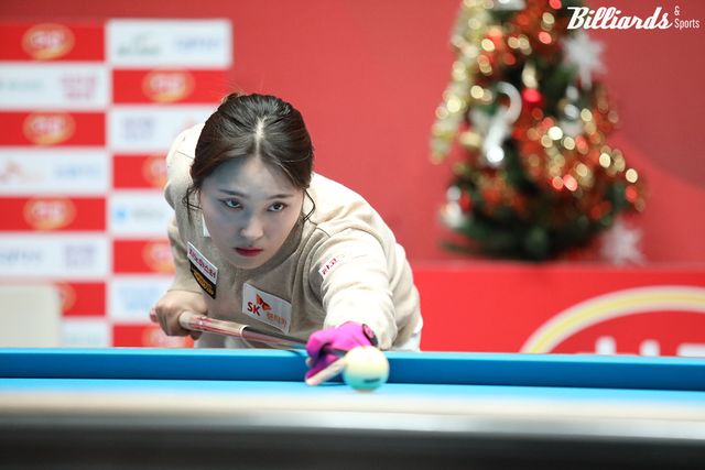 강지은은 21-22시즌 6차 투어 결승전에서 김가영(하나카드)에게 패한 이후 무려 36차례 투어에 출전하는 동안 결승에 오르지 못했다.