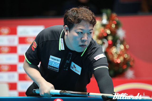 강동궁이 최성원과의 첫 대결에서 승리하며 8차 투어 결승행 티켓을 손에 넣었다. 사진=고양/이용휘 기자