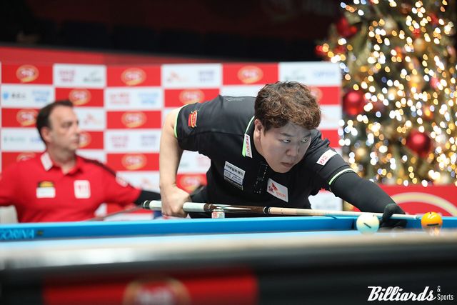 통산 5승에 도전했던 강동궁은 아쉽게 산체스의 벽을 넘지 못했다.