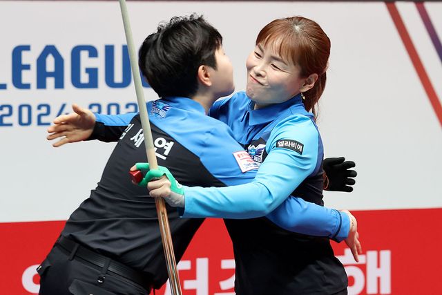 휴온스가 크라운해태를 4-0으로 완파하고 하루 만에 선두 자리를 탈환했다. 사진=PBA