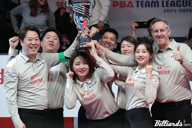 SK렌터카가 팀리그 5라운드를 우승하며 정규리그 우승을 차지했다. 포스트시즌 파이널에 오른 SK렌터카는 지난 시즌 아쉽게 그친 준우승의 한을 풀기 위해 다시 한번 각오를 다졌다.&nbsp; 사진=고양/이용휘 기자