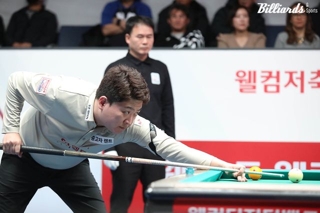 조건휘는 중요한 승부처였던 5라운드 막판에 3세트 남자단식 두 경기를 모두 이겼다.