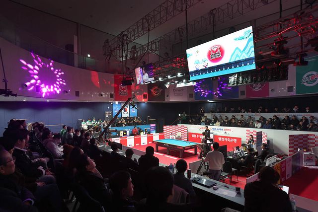 '고양 킨텍스 PBA 스타디움'에서 열리고 있는 프로당구 투어. 사진=PBA 제공