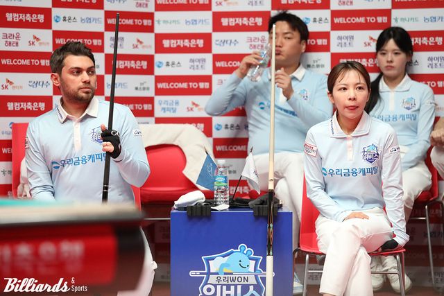 우리금융캐피탈은 1차전 승리로 2차전에서 이기면 플레이오프 진출을 확정한다.