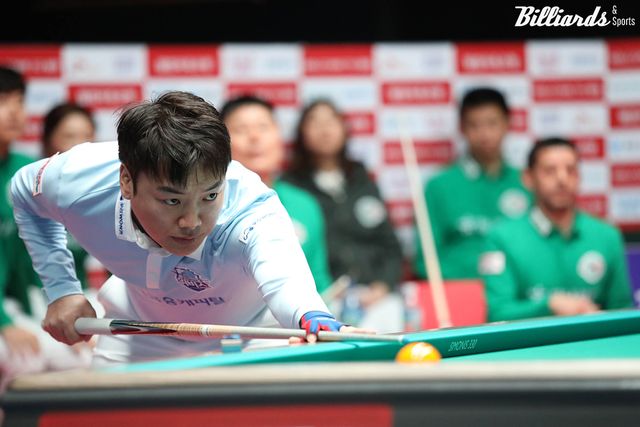 강민구는 세트스코어 1-1에서 3세트 남자단식전을 승리하며 이날 두 세트를 따내 승리의 수훈갑이 됐다.