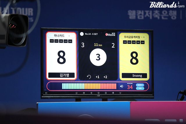 이번 시즌 팀리그 4라운드에서 첫 6세트 단식전 승부를 벌인 두 선수는 8:8로 치열하게 대결했다.