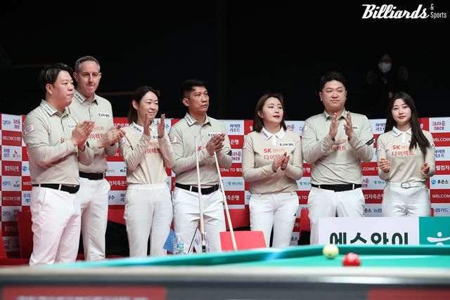 정규리그에서 우리금융캐피탈에 5전 전승을 거둔 SK렌터카는 파이널 1차전까지 상대전적 6연승을 이어갔다.