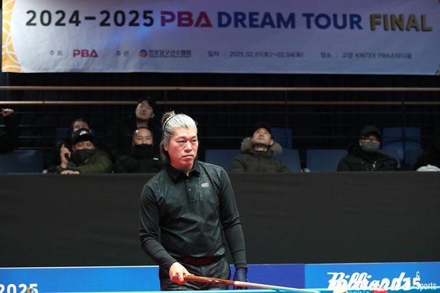 2024-2025 PBA 드림투어 파이널에서 준결승에 진출한 윤순재.