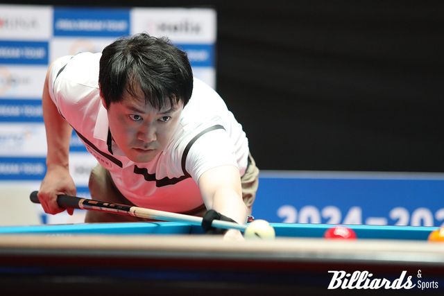 '2024-2025 PBA 드림투어 파이널' 결승전에서 경기 중인 김태호2.