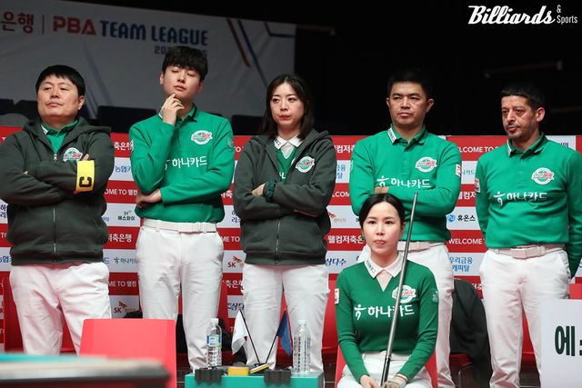 하나카드 선수들.