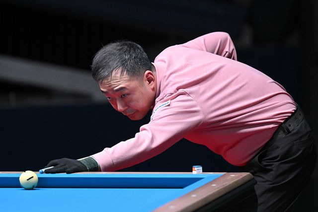 2승으로 G조 선두를 달리고 있는 엄상필(우리금융캐피탈).