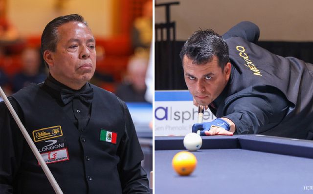 2023년 팀선수권에서 한국을 상대로 무려 20년 만에 승리를 거둔 멕시코의 하비에르 베라(왼쪽)와 크리스티안 에르난데스.