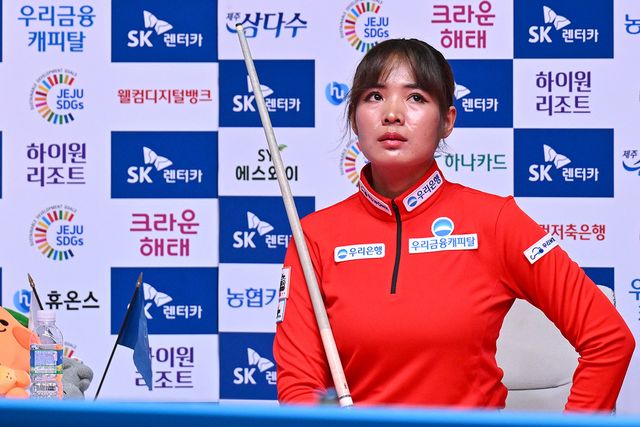 정수빈에게 1패를 안고 조 2위로 16강에 오른 스롱 피아비.