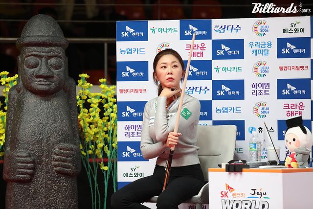 김가영은 우승 타이틀과 전적은 물론 애버리지와 득점성공률 등 객관적인 지표에서 독보적인 기록을 보유하고 있다.