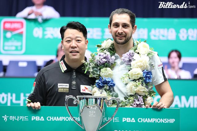 앞서 3차 투어 '하나카드 PBA 챔피언십' 결승에서는 마르티네스가 강동궁을 꺾고 우승했다.