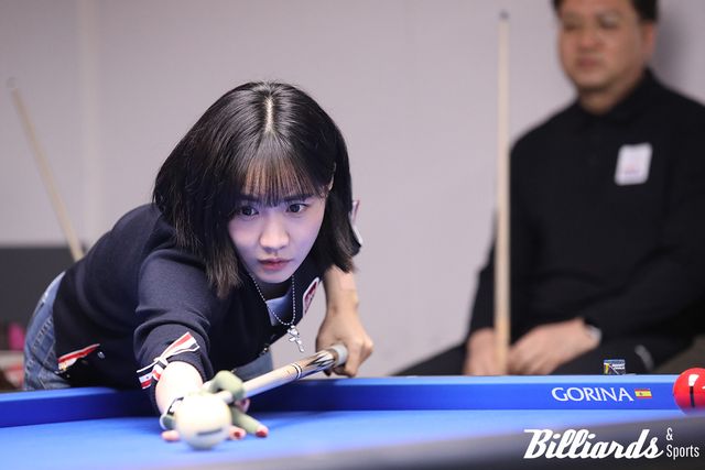 NOLJA(놀자)와 설욕전을 갖는 최헤미(웰컴저축은행). 사진=고양/이용휘 기자