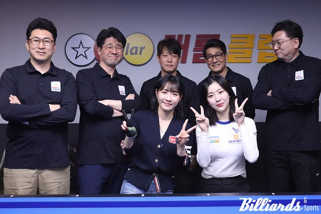 최혜미와 정수빈에게 7번째 도전장을 낸 NOLJA(놀자)가 한 자리에서 포즈를 취했다. 사진=고양/이용휘 기자