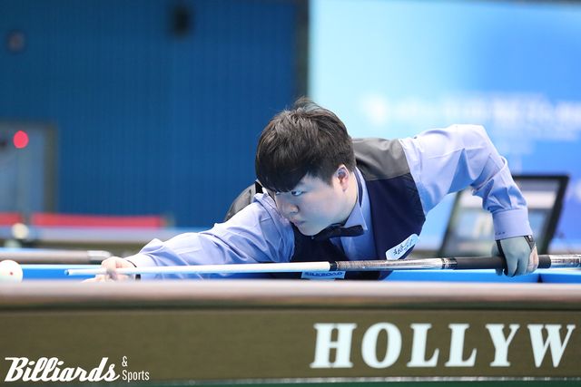 '아시아 챔피언' 타이틀 탈환에 나선 '세계 챔피언' 조명우가 무사히 16강에 안착했다. 사진=이용휘 기자