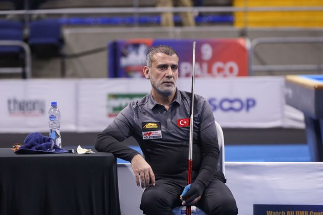 타이푼 타슈데미르(튀르키예)가 보고타 3쿠션 당구월드컵에서 아시아 국가 선수와 다시 악연을 이어갔다.&nbsp; 사진=SOOP 제공