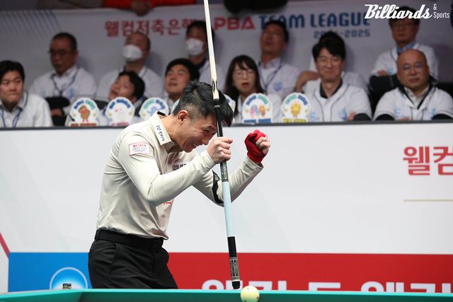 지난 달 열린 PBA 팀리그 포스트시즌 파이널에서 피날레를 장식한 응오딘나이.