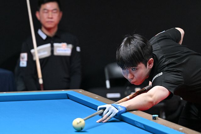 모리 유스케(에스와이)는 첫날 조별리그 경기에서&nbsp;