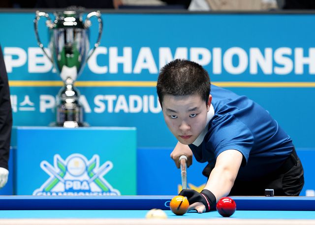 '최연소 챔피언' 김영원(18)은 이번 시즌 상금랭킹 3위에 오르며 처음 월드챔피언십에 도전한다. 빌리어즈앤스포츠 DB