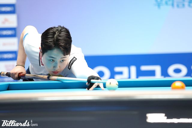 김세연이 9일 제주시 한라체육관에서 열린 'SK렌터카 제주특별자치도 LPBA 월드챔피언십 2025' 32강 조별리그 첫 경기에서 애버리지 3.143을 기록했다.&nbsp; 사진=빌리어즈앤스포츠 DB