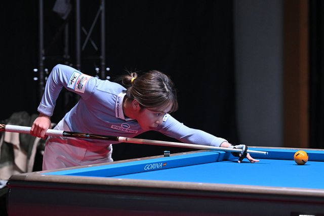 첫 경기에서 패해 남은 두 경기를 모두 이겨야 하는 부담을 안게 된 김민영.