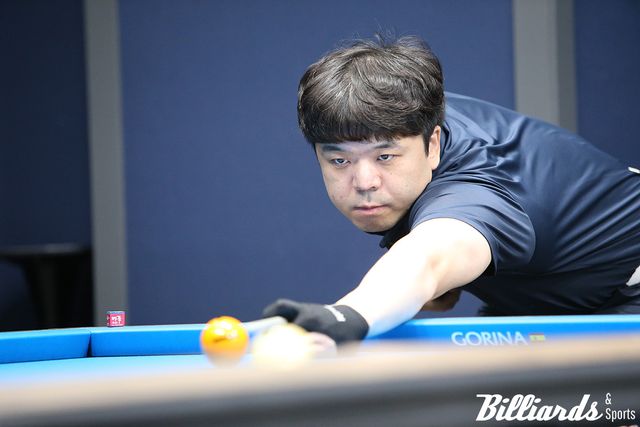 노종현은 35:34로 1점 차 승리를 거두고 극적으로 PBA 큐스쿨 2라운드에 올랐다. 사진=고양/이용휘 기자