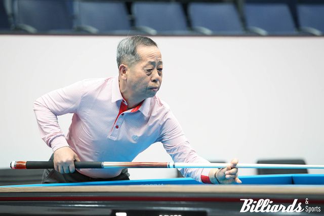 1998년 방콕 아시안게임 3쿠션 동메달리스트 김정규는 프로 데뷔 5개월 만에 1부 투어 입성에 성공했다. 사진=고양/이용휘 기자