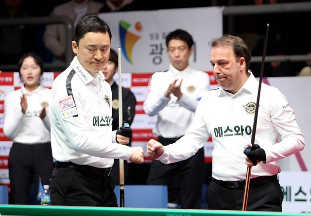 에스와이 빌더스의 주장 황등희(왼쪽)가 2025-26시즌 PBA 드래프트를 앞두고 방출 명단에 올랐다. 사진=PBA 제공