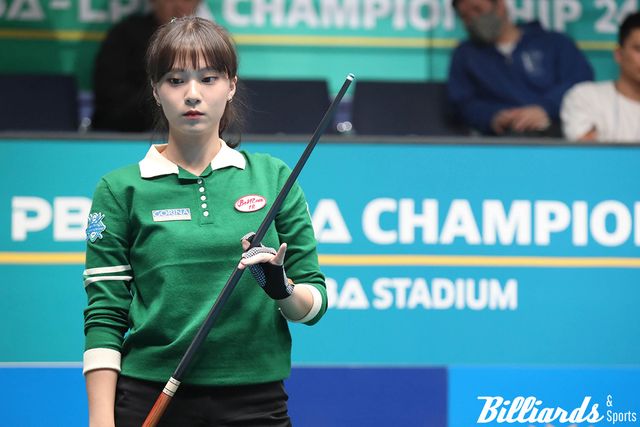 하림의 일곱 번째 선수로 지명된 정보윤. 사진=빌리어즈앤스포츠 DB