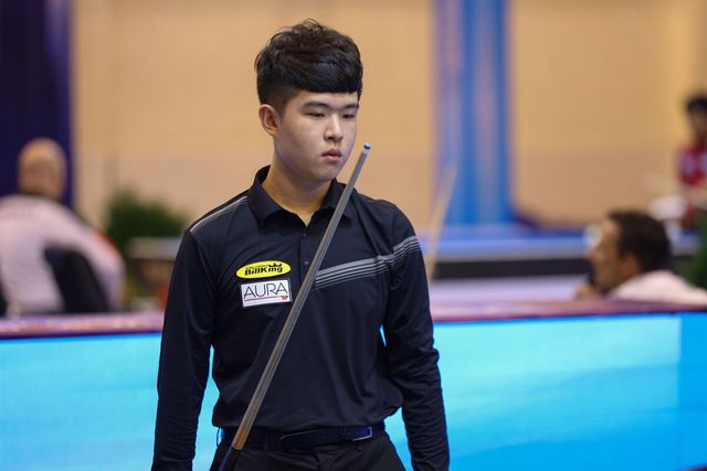 'U-22 아시아 3쿠션 챔피언' 김도현(17)은 B조에서 2패로 3위에 머물렀다.