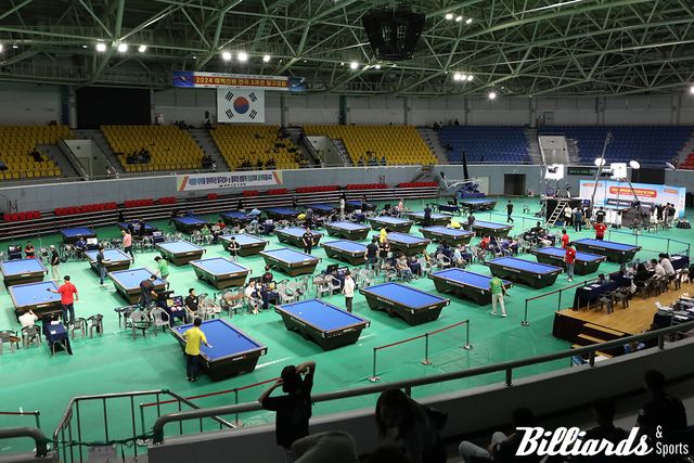 2024 태백산배 전국3쿠션당구대회 대회장 전경. 사진=빌리어즈앤스포츠 DB
