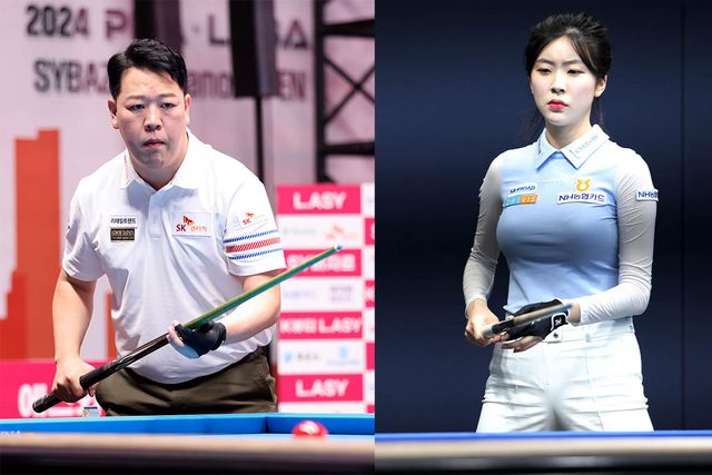 강동궁(좌), 정수빈(우) 등 프로 당구선수168명이 당구 동호인들과 이색 스카치 대결을 펼친다. 사진=PBA 제공