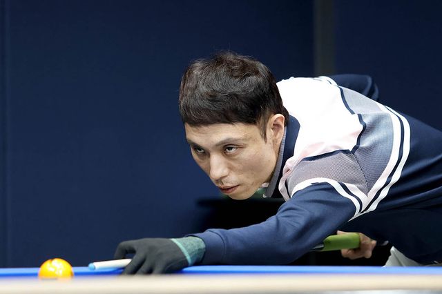 다섯 시즌 만에 PBA 팀리그에 복귀한 최원준. 자신을 지명한 웰컴저축은행이 아닌 에스와이에서 이번 시즌을 뛸 예정이다.