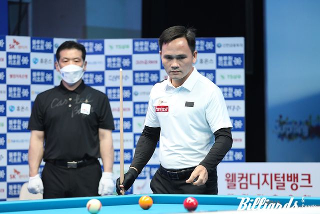 2021-22시즌 PBA 투어에서 활약한 쩐득민. 사진=빌리어즈앤스포츠 DB