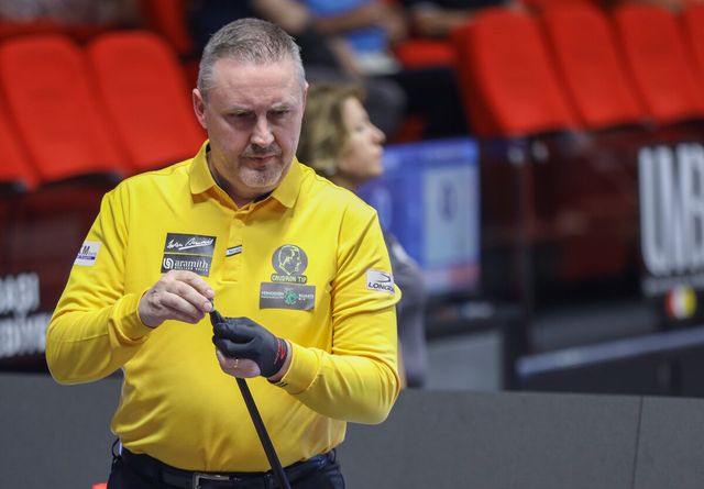 올해 당구월드컵 무대에서 부진한 '황제' 프레데리크 쿠드롱(벨기에)이 12일 오후 7시에 열리는 앙카라 3쿠션 당구월드컵 최종예선에 출전한다.&nbsp; 사진=SOOP 제공