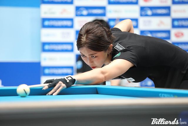'당구 여제' 김가영(하나카드)이 17일 열리는 우리금융캐피탈 LPBA 챔피언십 32강전에서 히다 오리에(SK렌터카)와 두 번째 맞대결을 벌인다.&nbsp; 사진=고양/이용휘 기자