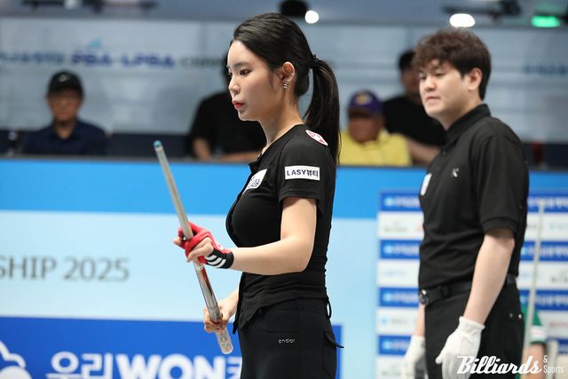 이우경은 64강전과 32강전 모두 1점대 애버리지를 기록하며 이번 개막전 다크호스로 떠오르고 있다.