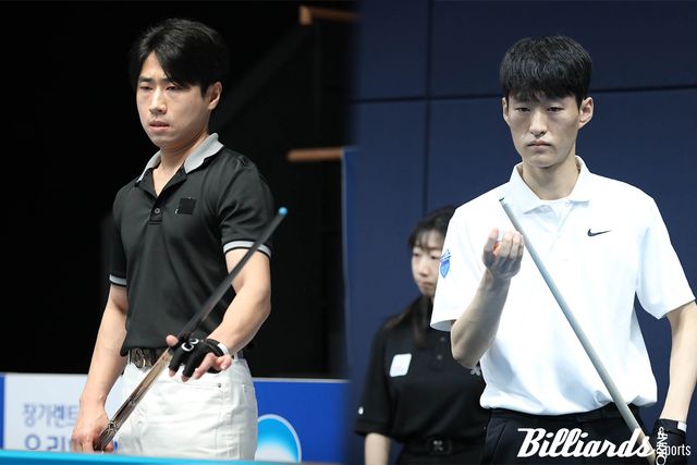 조건휘를 꺾고 64강에 진출한 남경훈과 서현민을 꺾고 64강에 오른 김홍민.
