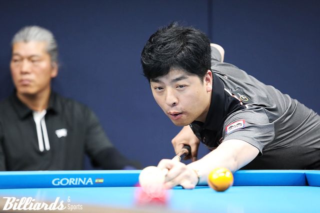 황형범은 이날 윤순재를 상대로 애버리지 3.462를 기록하며 전날 애버리지 3.462를 기록한 로빈슨 모랄레스와 함께 웰컴톱랭킹 1위에 올랐다.